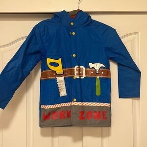 Wippette Royal 'Work Zone' Rain Coat - Boys Size 6 - Like New